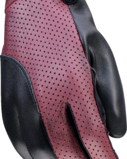 Z1R Womens Combiner Gloves Black Red Medium
