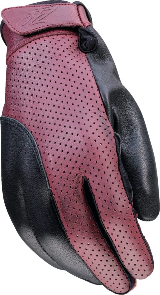 Z1R Womens Combiner Gloves Black Red Medium