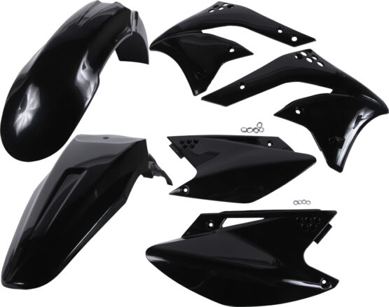 Acerbis Black Plastic Kit 6pc Fits 06-08 Kawasaki KX250F