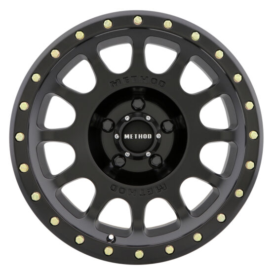 MR305 NV 18x9 +18mm Offset 5x5.5 108mm CB Matte Black Wheel