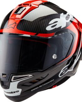 Alpinestars Supertech R10 Element Helmet Carbon Red White Small