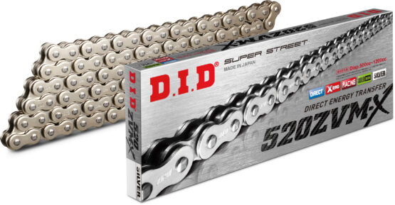 DID 520ZVM-X X-Ring Chain 150 Links Silver