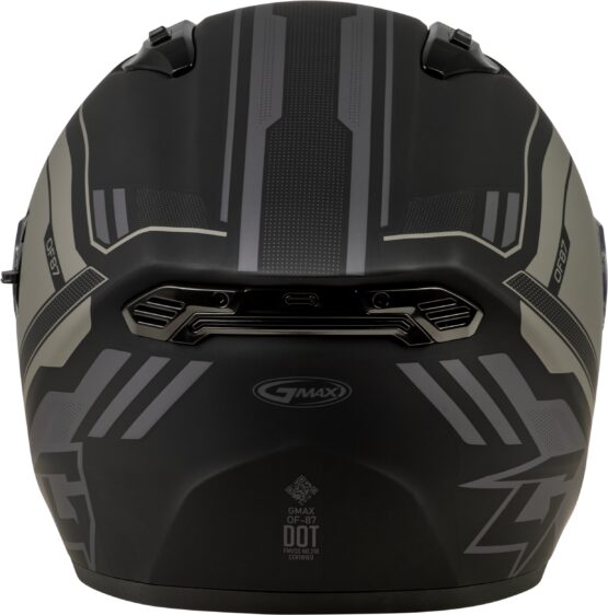 GMAX OF-87 Duke Open Face Helmet Matte Black/Grey XL - Image 2