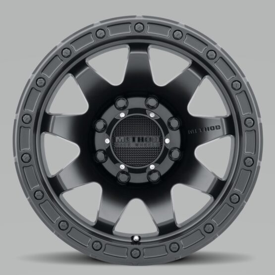 MR317 18x9 +18mm Offset 8x180 130.81mm CB Matte Black Wheel