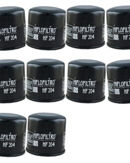 HF204 Oil Filter - Black - 10 Pack