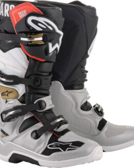 Tech 7 MX Boots Black/Silver/White/Gold US 08
