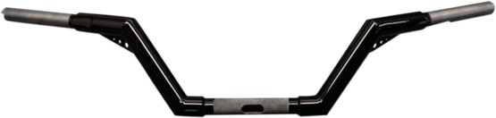 Trask 1-1/4 Inch V-Line Standard Handlebar Black For Harley-Davidson