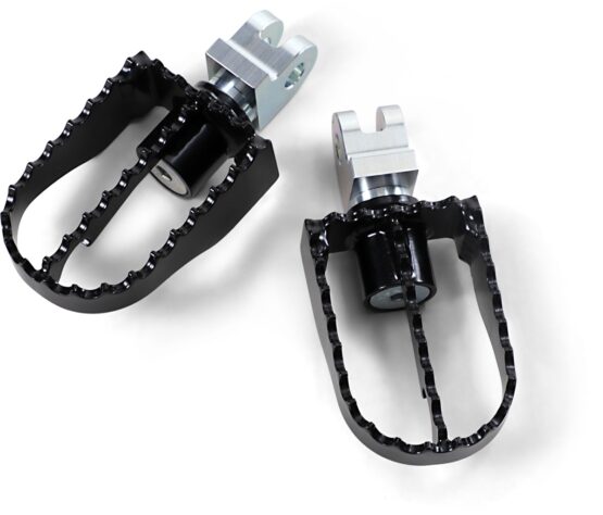 Burly Brand MX Style Foot Pegs for Triumph - Black