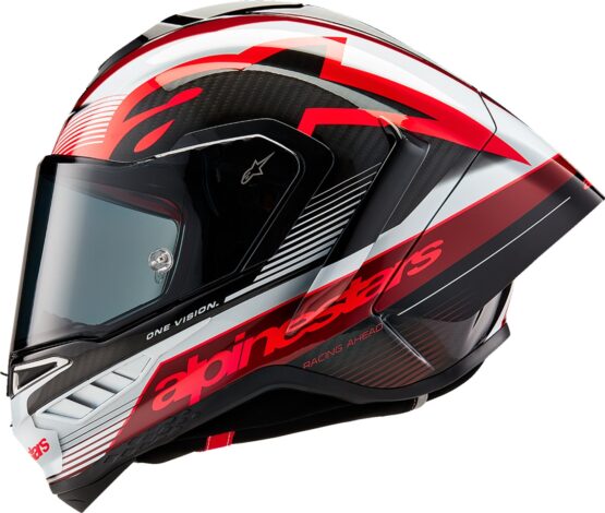 Alpinestars Supertech R10 Team Helmet Black/Red/White Large - Image 2
