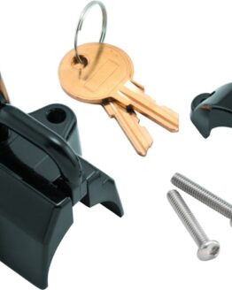 Bikers Choice Motorcycle Helmet Lock - Black