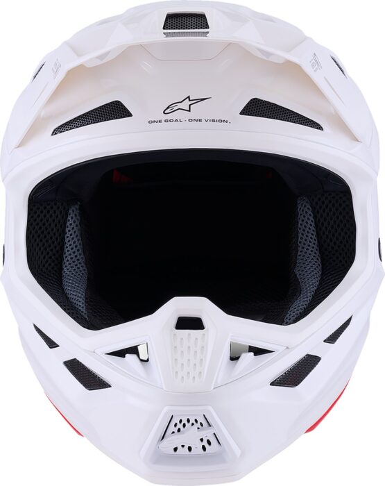 Alpinestars SM7 MX Helmet Solid Gloss White XL - Image 2