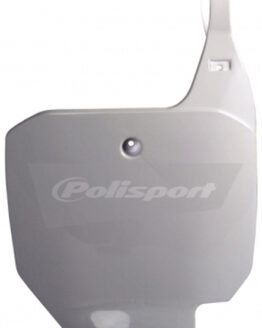 Front Number Plate - White