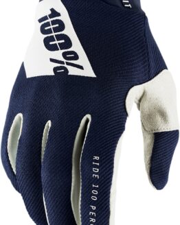 100% Men's Ridefit Gloves Navy XL - ATV/Motocross/Off-Road
