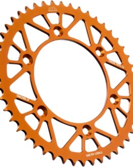 Orange Aluminum Rear Sprocket - 48 Teeth 520 Pitch