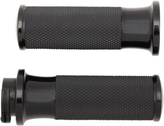 Arlen Ness Cable Style Fusion Series Smoothie Grips Black