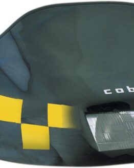 Powermadd Cobra Windshield Black Yellow Check For Ski-Doo S Chassis