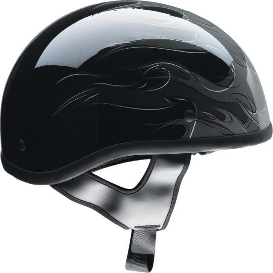 Z1R CC Beanie Hellfire Helmet - Medium Gray Gloss - Image 3