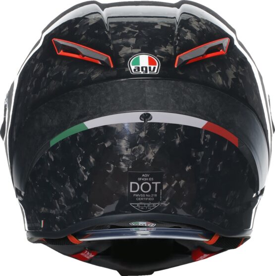 AGV Pista GP RR Carbonio Forgiato Helmet Large Black/Red/Gray - Image 4