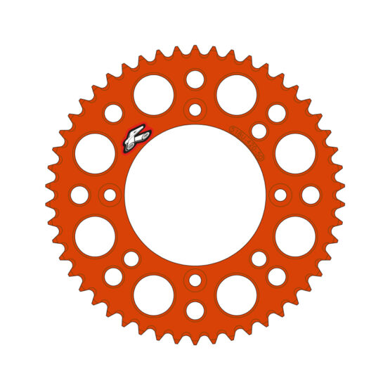Renthal Ultralight Rear Sprocket Orange 420x50T For 2025 KTM 65 SX