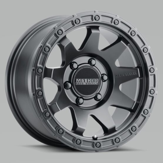 MR317 20x9 0mm Offset 6x5.5 106.25mm CB Matte Black Wheel - Image 2