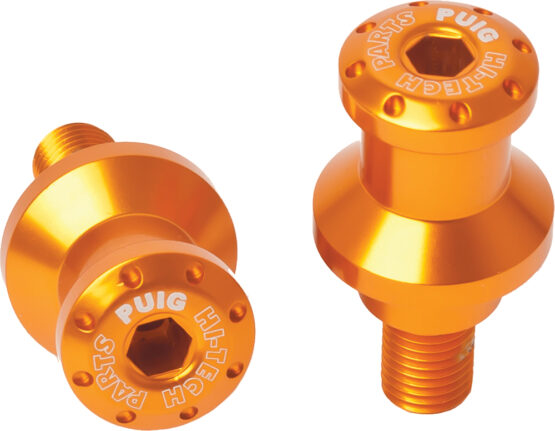 Puig Hi-Tech Swingarm Spools 10mm Gold 2/Pk