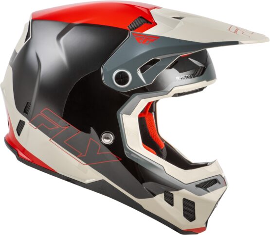 Fly Racing Formula CC Glide Helmet Black/Red/Grey Medium - Image 2