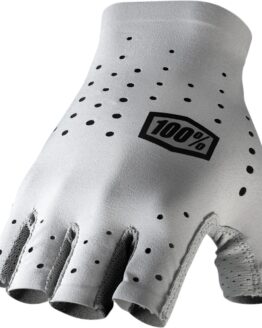 100% Sling Short Finger MTB Gloves Gray Men's Medium