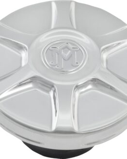 Performance Machine Fuel Cap Array Chrome For 96-23 HD