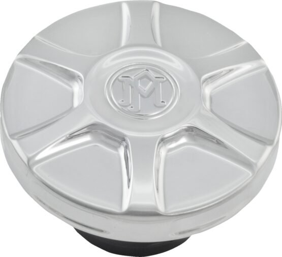 Performance Machine Fuel Cap Array Chrome For 96-23 HD