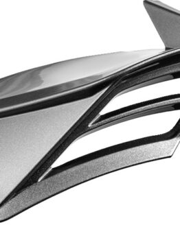 ICON Domain Helmet OTT Rear Spoiler Silver One Size
