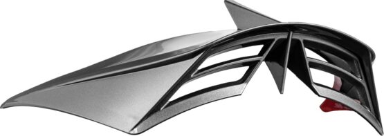 ICON Domain Helmet OTT Rear Spoiler Silver One Size