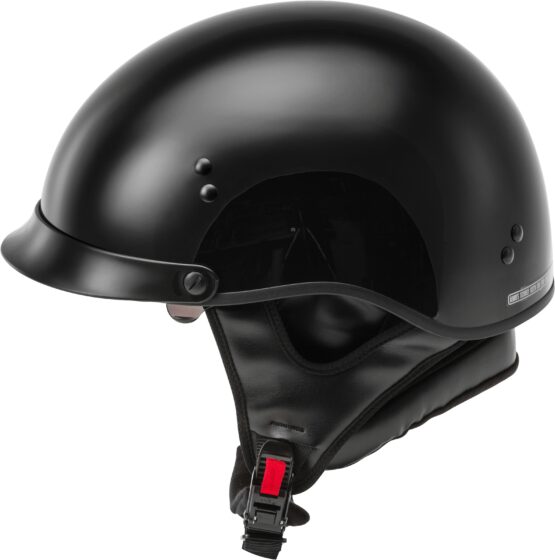 GMAX HH-65 Full Dressed Half Helmet Black 2X-Large - Image 3