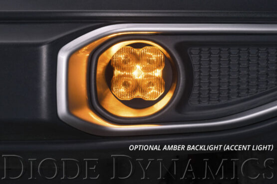 SS3 Pro Type F2 Yellow SAE Fog Light Kit Pair - Diode Dynamics - Image 3