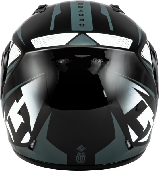 GMAX MD-04 Sector Modular Helmet Black/Silver XS - Image 4