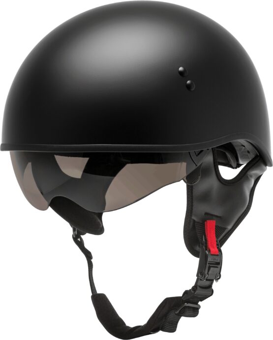 GMAX HH-65 Naked Half Helmet Matte Black Large - Image 4