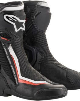 SMX Plus Street Riding Boots Black/Red/White US 5