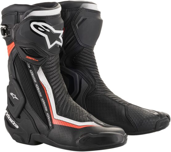 SMX Plus Street Riding Boots Black/Red/White US 6