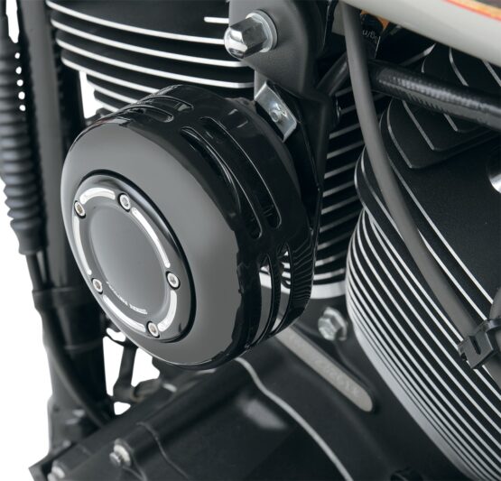 Arlen Ness Black Steel 5-Hole Horn Cover