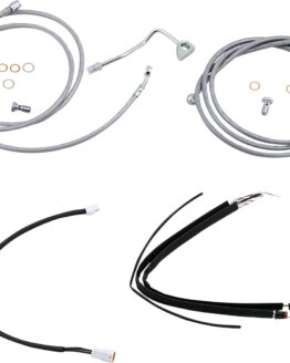 Extended Braided S.S. Control Cable Kit For 13"