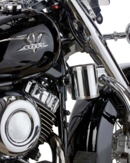 Kruzer Kaddy Clamp Mount Drink Holder Chrome