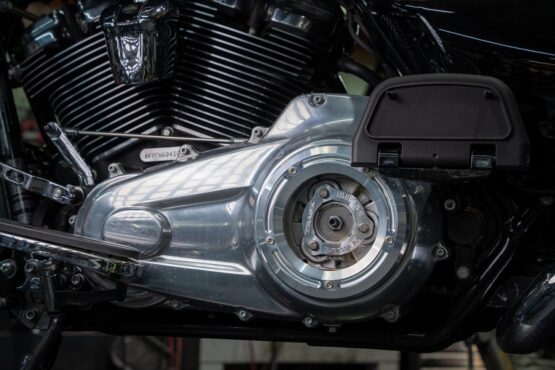 Trask Assault Derby Cover Raw for Harley-Davidson Touring/Trike - Image 2