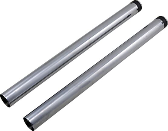 PRO-ONE 49mm Hard Chrome Fork Tubes Pair 25.5in For Harley Dyna Models