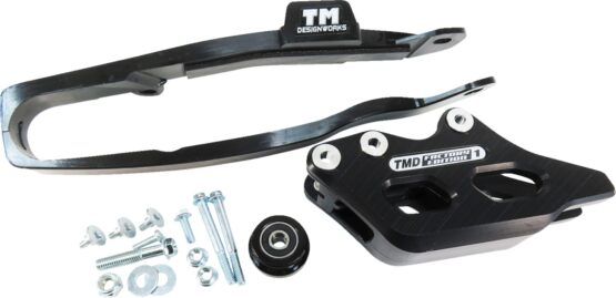T.M. Designworks Chain Guide and Slider Kit Black For Yamaha YZ450F 2023 - Image 2