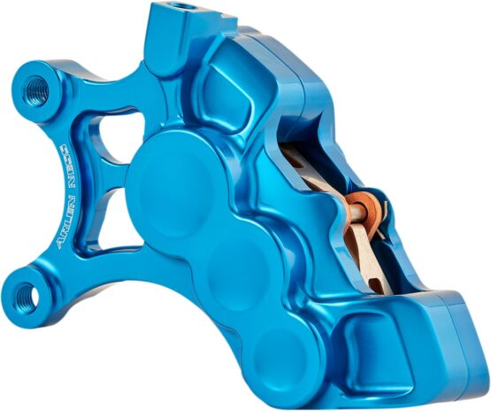 Arlen Ness Left Blue Tech Brake Caliper 6 Piston 14"