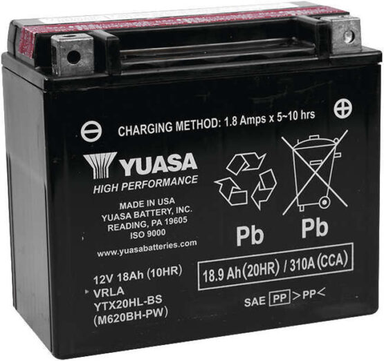 AGM Maintenance Free Battery YTX20HL-BS-PW - Image 2