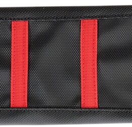 Black/Red Ribbed Seat Cover