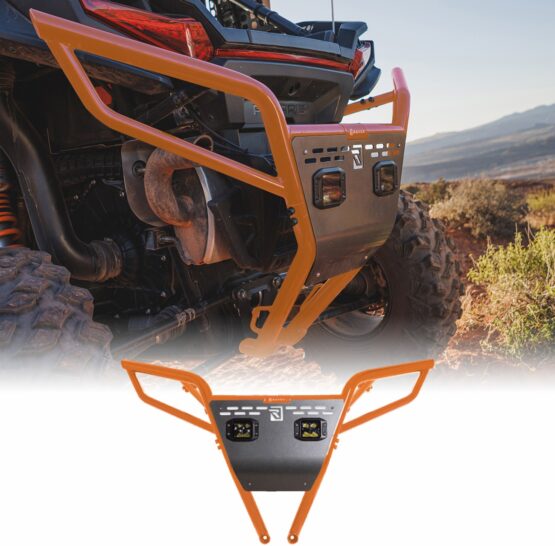 RAVEK Rear Bumper with LED Lights Orange For Polaris RZR XP 1000 - Image 3