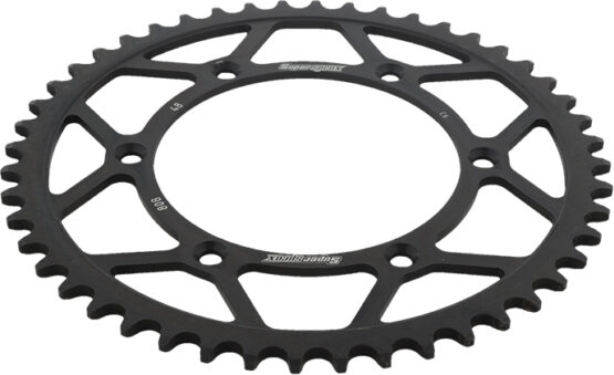 Supersprox Rear Steel Sprocket 48T Black Fits 80-16 Kawasaki Suzuki - Image 2