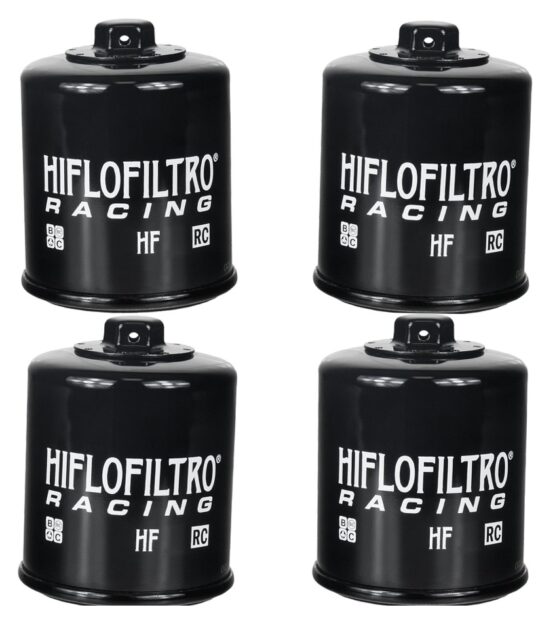 HF153RC Race Oil Filter - Black - 4 Pack