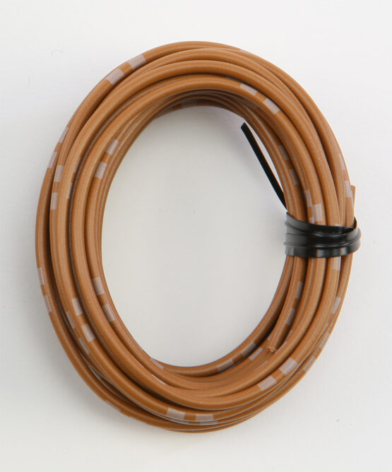 13' Color Match Electrical Wire - Solid Brown 14A/12V 20AWG - Image 2